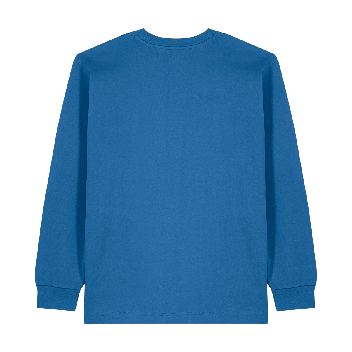 Stanley/Stella Freestyler Long Sleeve Tee in Mindful Blue — custom branded by Motive