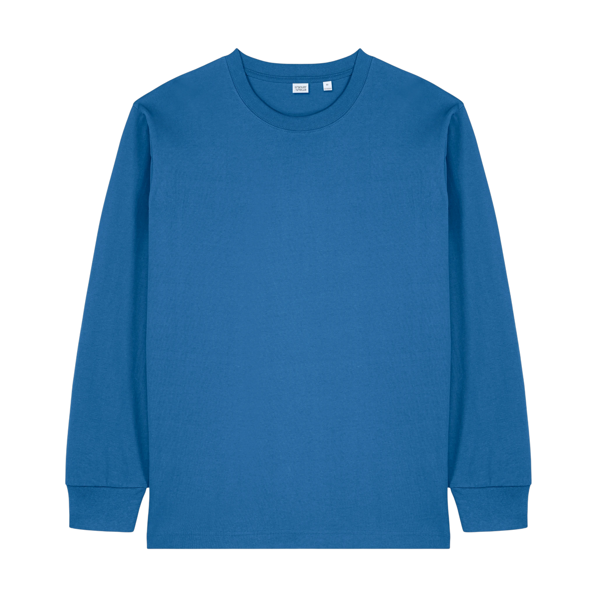 Stanley/Stella Freestyler Long Sleeve Tee in Mindful Blue — custom branded by Motive