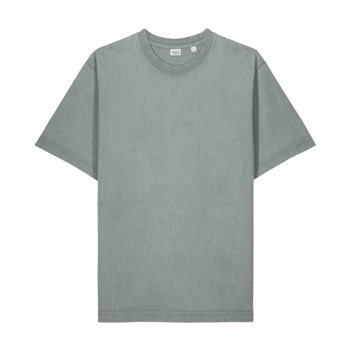 Stanley/Stella Freestyler Vintage Tee in G. Dyed Misty Grey — custom branded by Motive