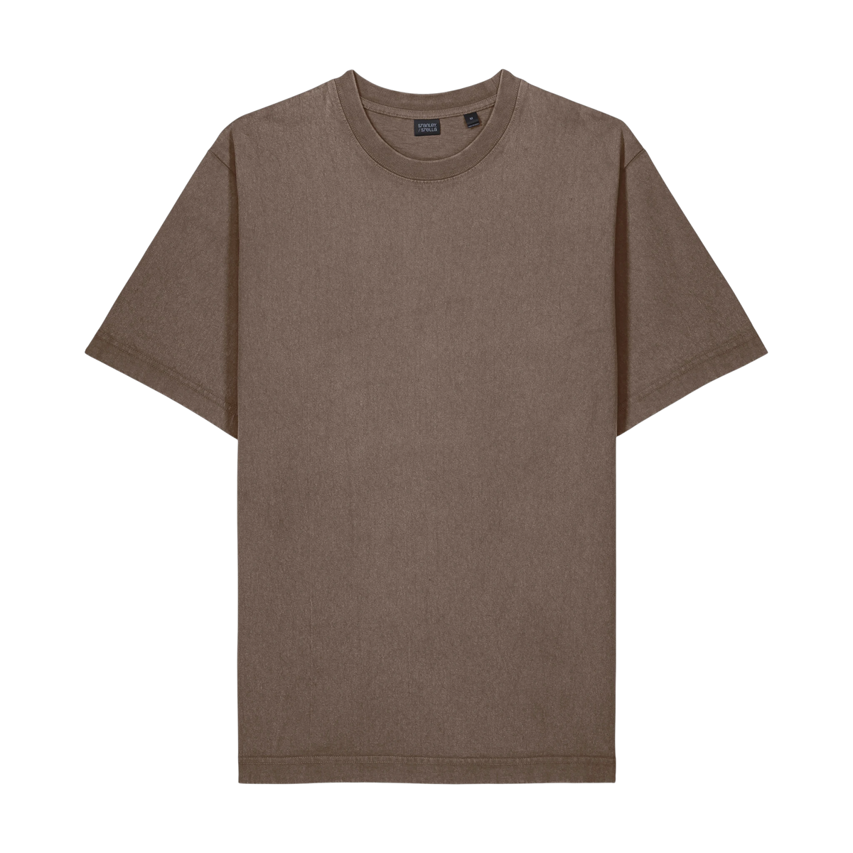 Stanley/Stella Freestyler Vintage Tee in G.Dyed Mocha — custom branded by Motive