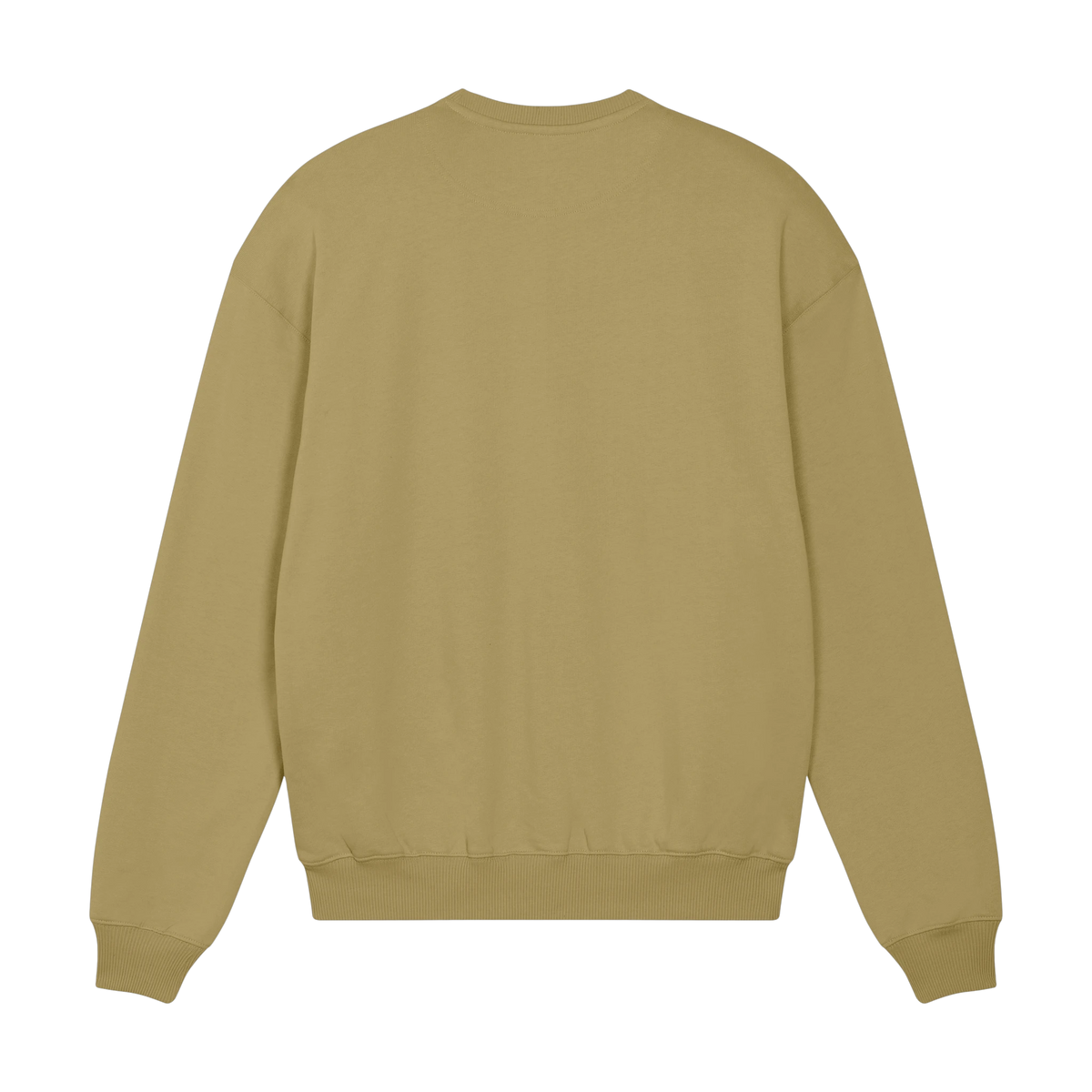 Stanley/Stella Ledger Dry Sweatshirt in Faded Olive — custom branded by Motive