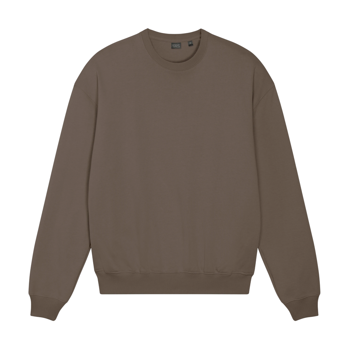 Stanley/Stella Ledger Dry Sweatshirt in Mocha — custom branded by Motive