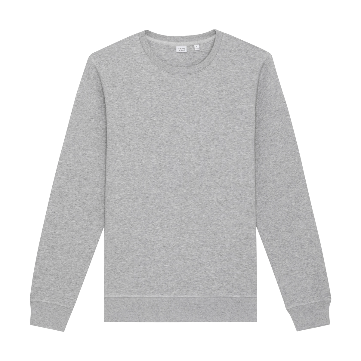 Stanley/Stella Roller Sweatshirt in Heather Grey — custom branded by Motive