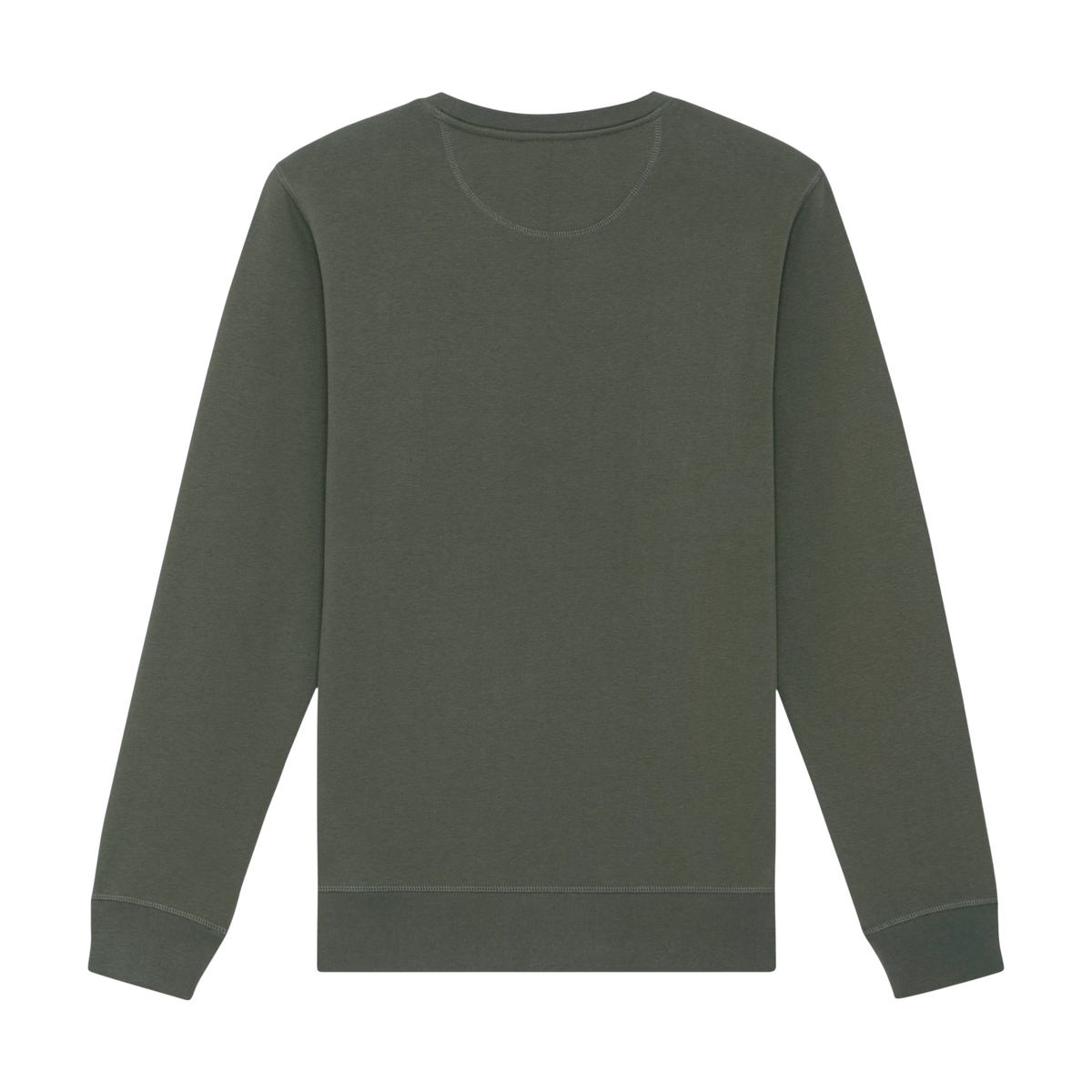 Stanley/Stella Roller Sweatshirt in Khaki Green — custom branded by Motive