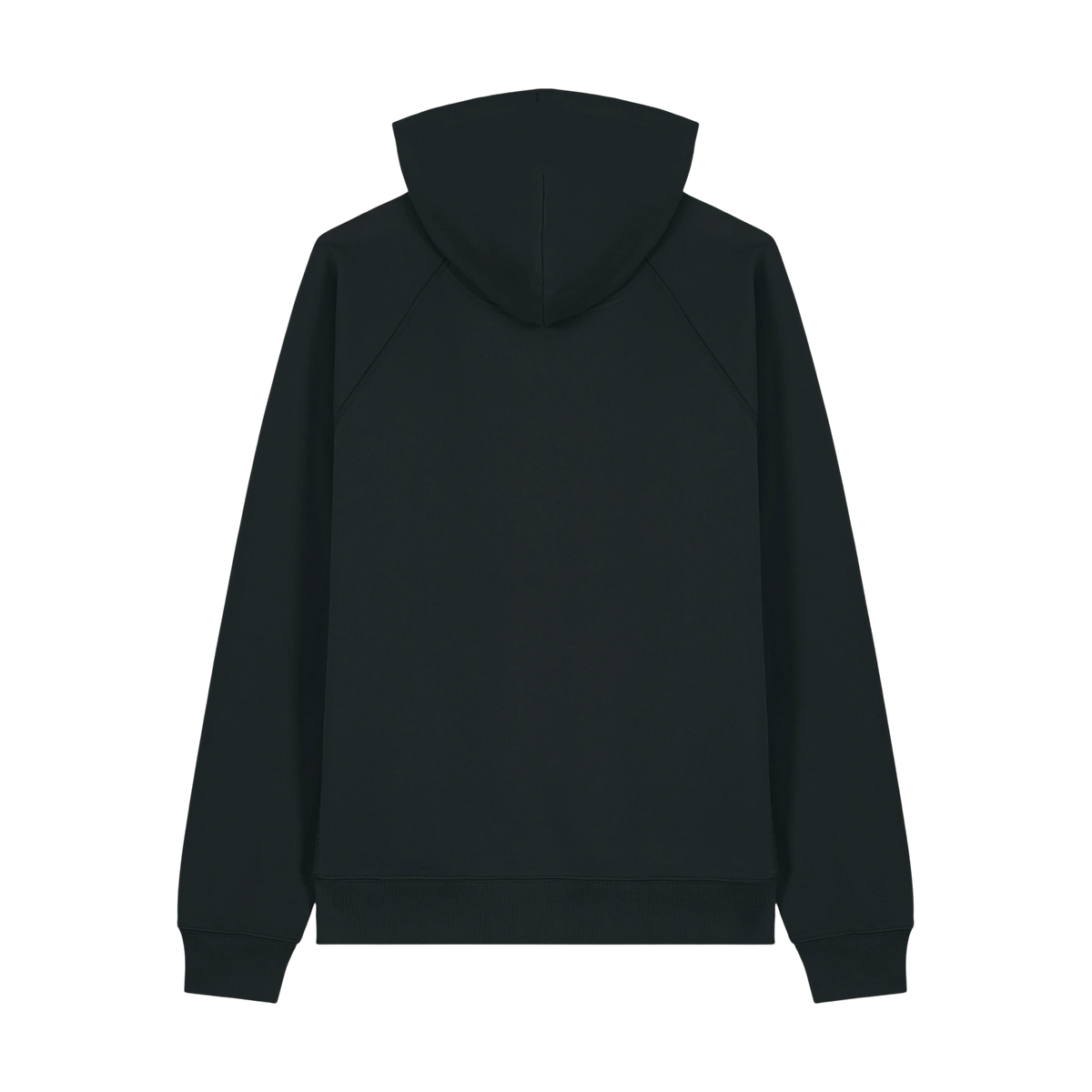 Stanley/Stella Striker Hoodie in Black — custom branded by Motive