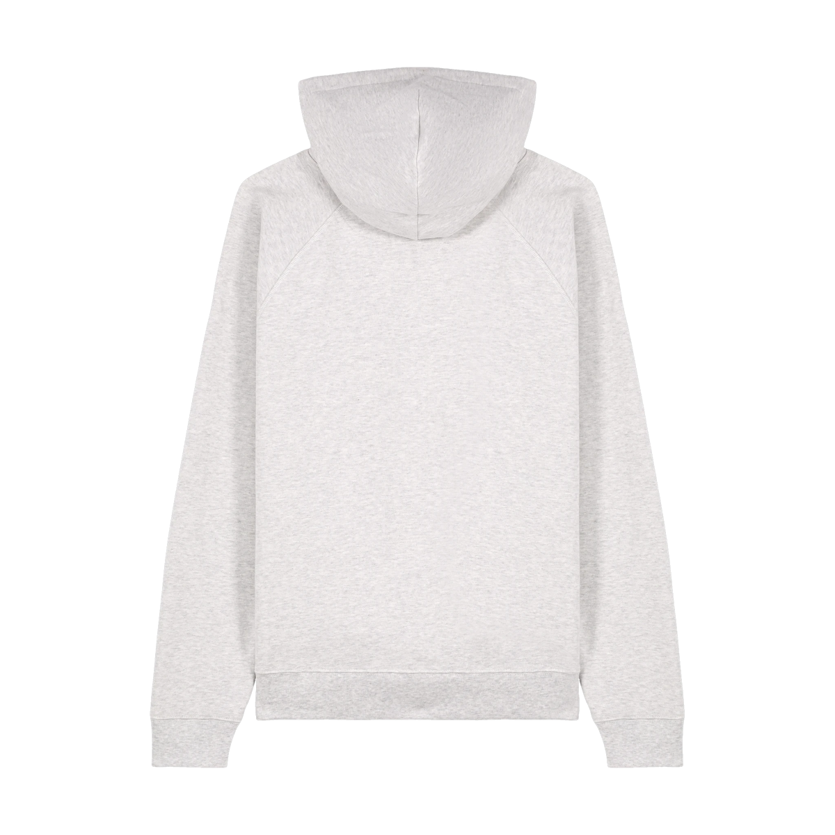 Stanley/Stella Striker Hoodie in Cool Heather Grey — custom branded by Motive