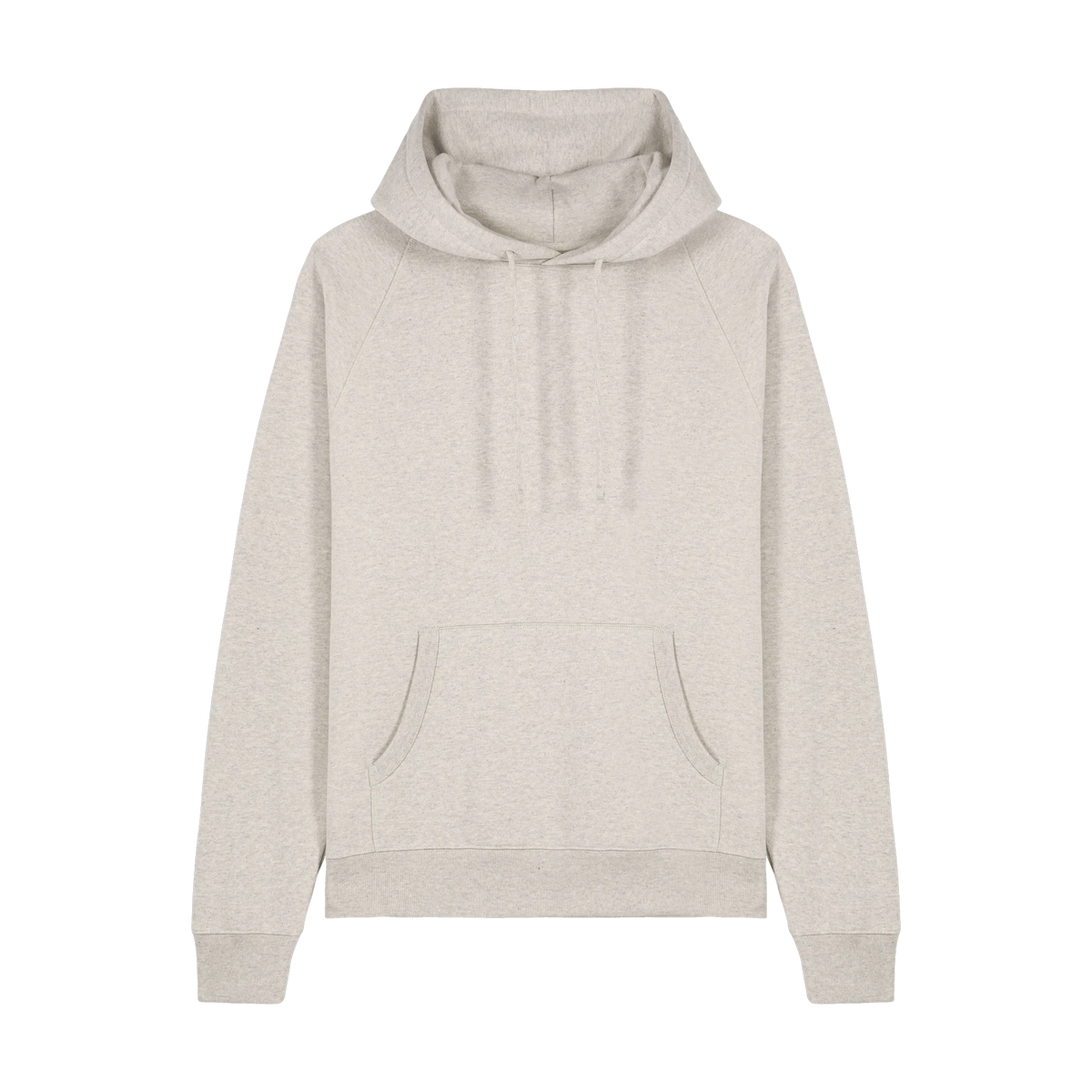 Stanley/Stella Striker Hoodie in Heather Haze — custom branded by Motive