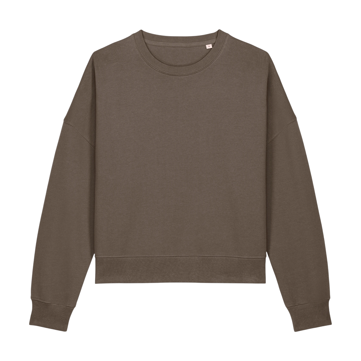 Stanley/Stella Alma Sweatshirt in Mocha — custom branded by Motive