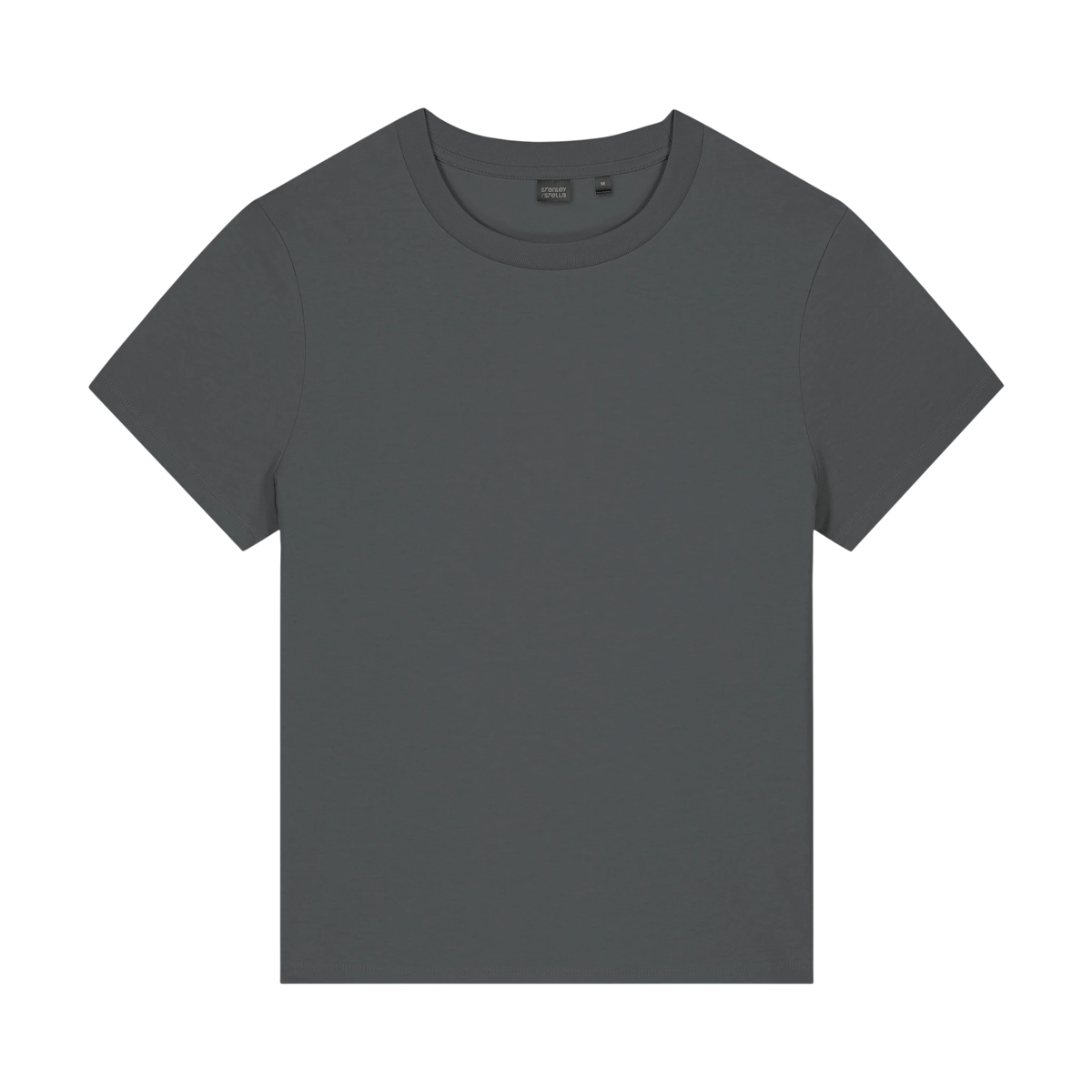 Stanley/Stella Muser Tee in Anthracite — custom branded by Motive