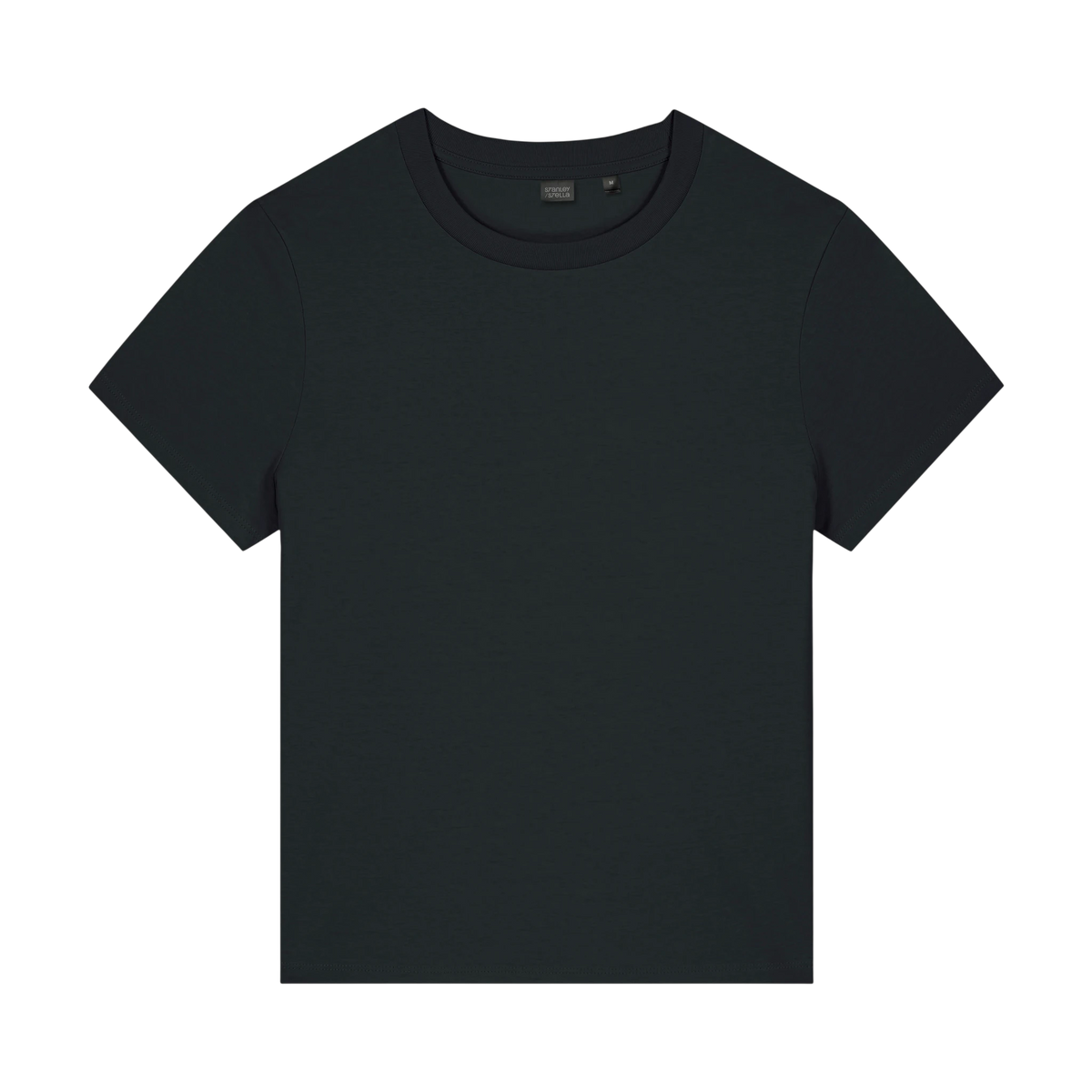 Stanley/Stella Muser Tee in Black — custom branded by Motive