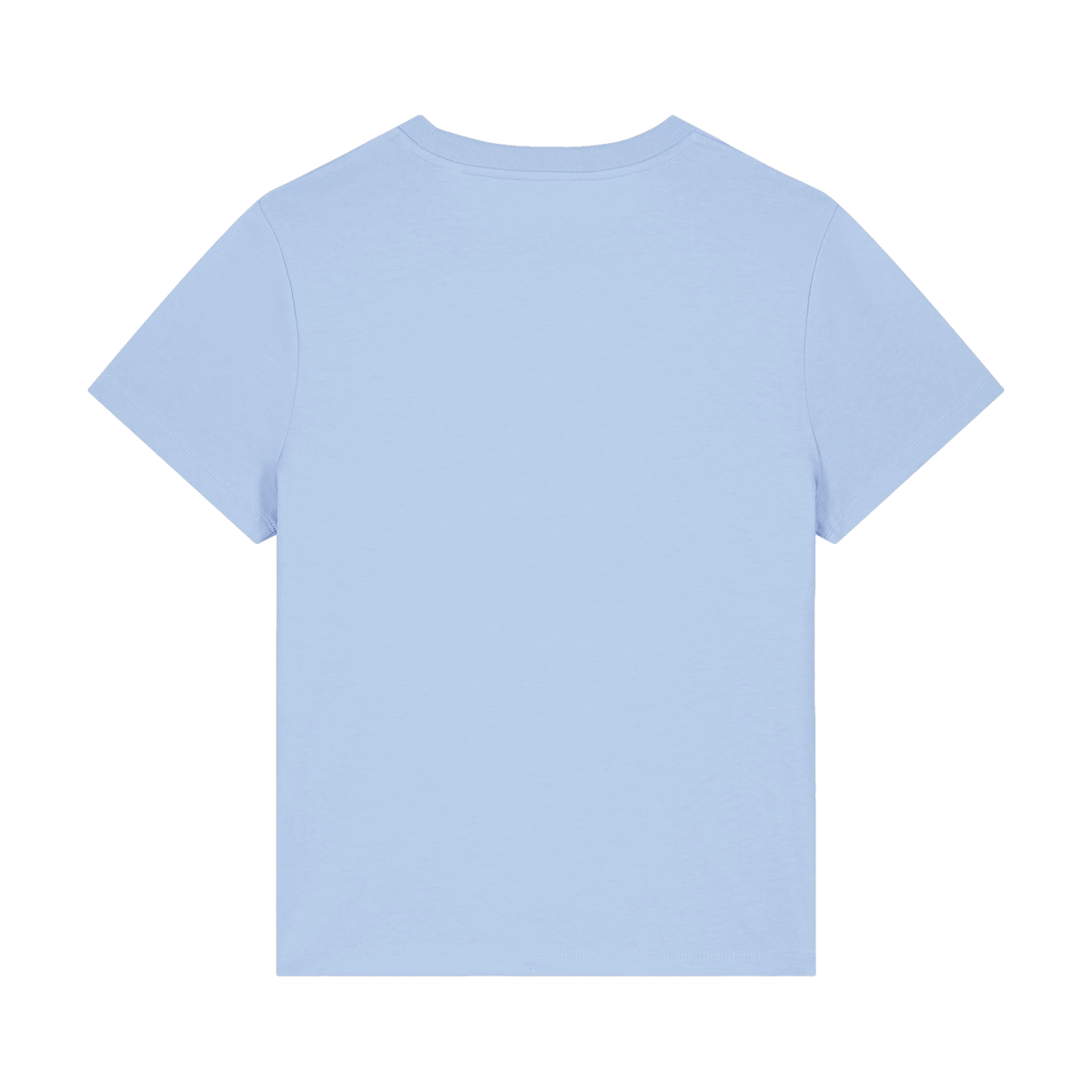 Stanley/Stella Muser Tee in Blue Soul — custom branded by Motive