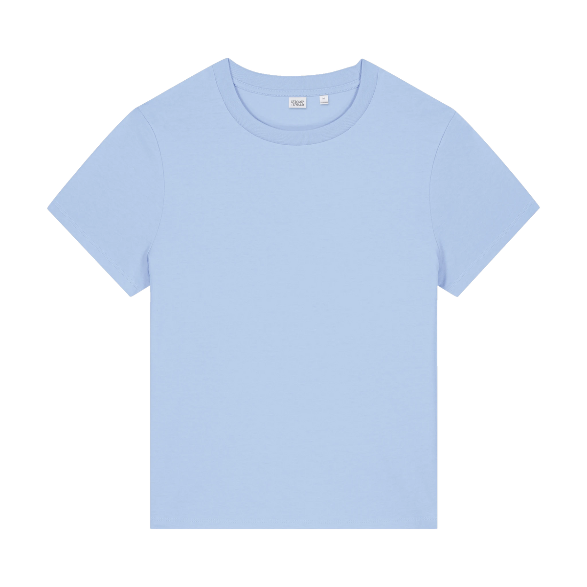 Stanley/Stella Muser Tee in Blue Soul — custom branded by Motive