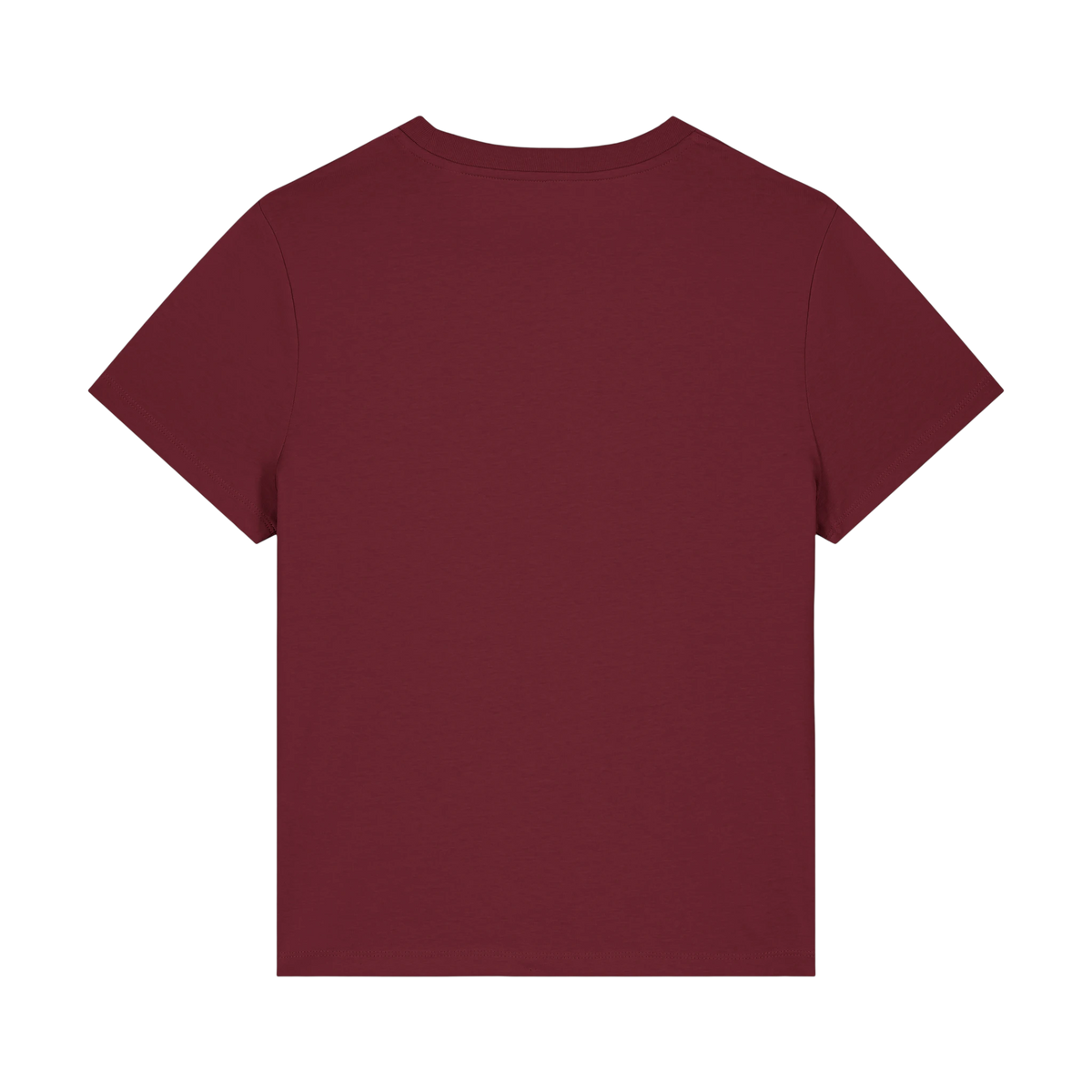 Stanley/Stella Muser Tee in Burgundy — custom branded by Motive