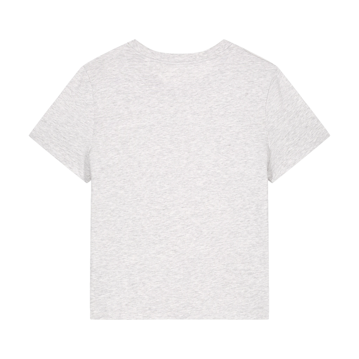 Stanley/Stella Muser Tee in Cool Heather Grey — custom branded by Motive
