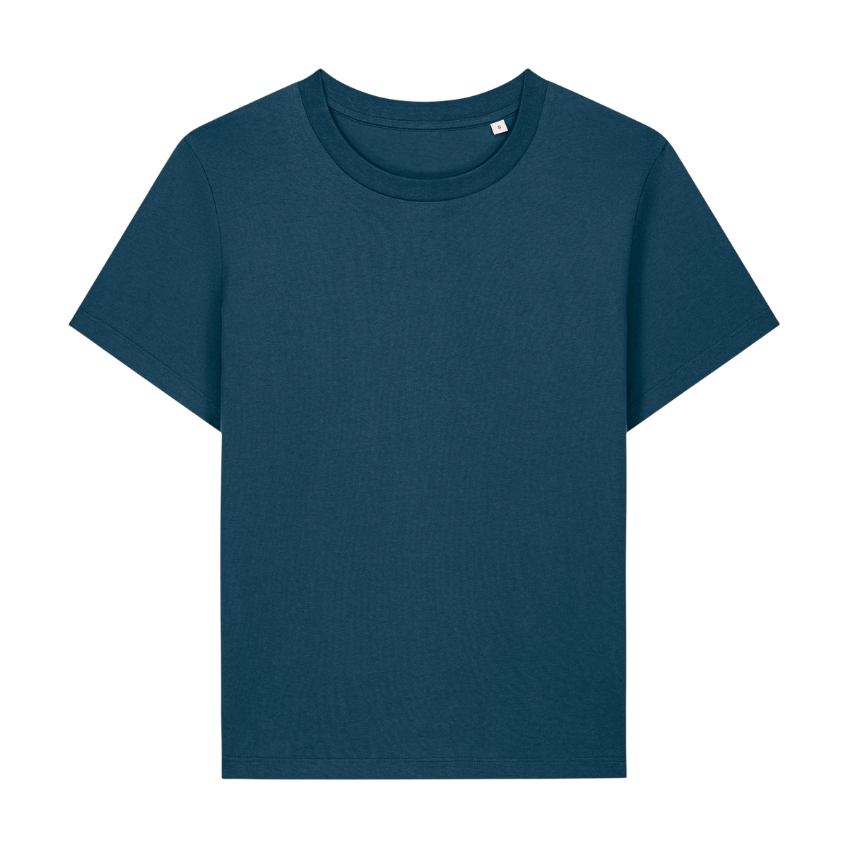 Stanley/Stella Muser Tee in Deep Teal — custom branded by Motive