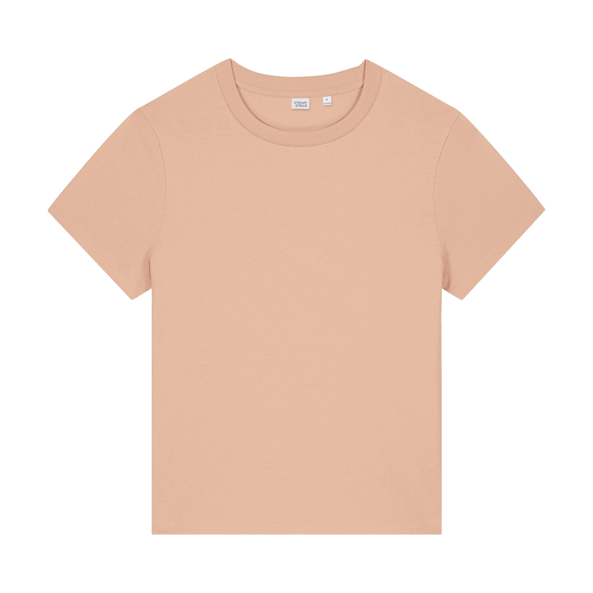 Stanley/Stella Muser Tee in Fresh Peach — custom branded by Motive
