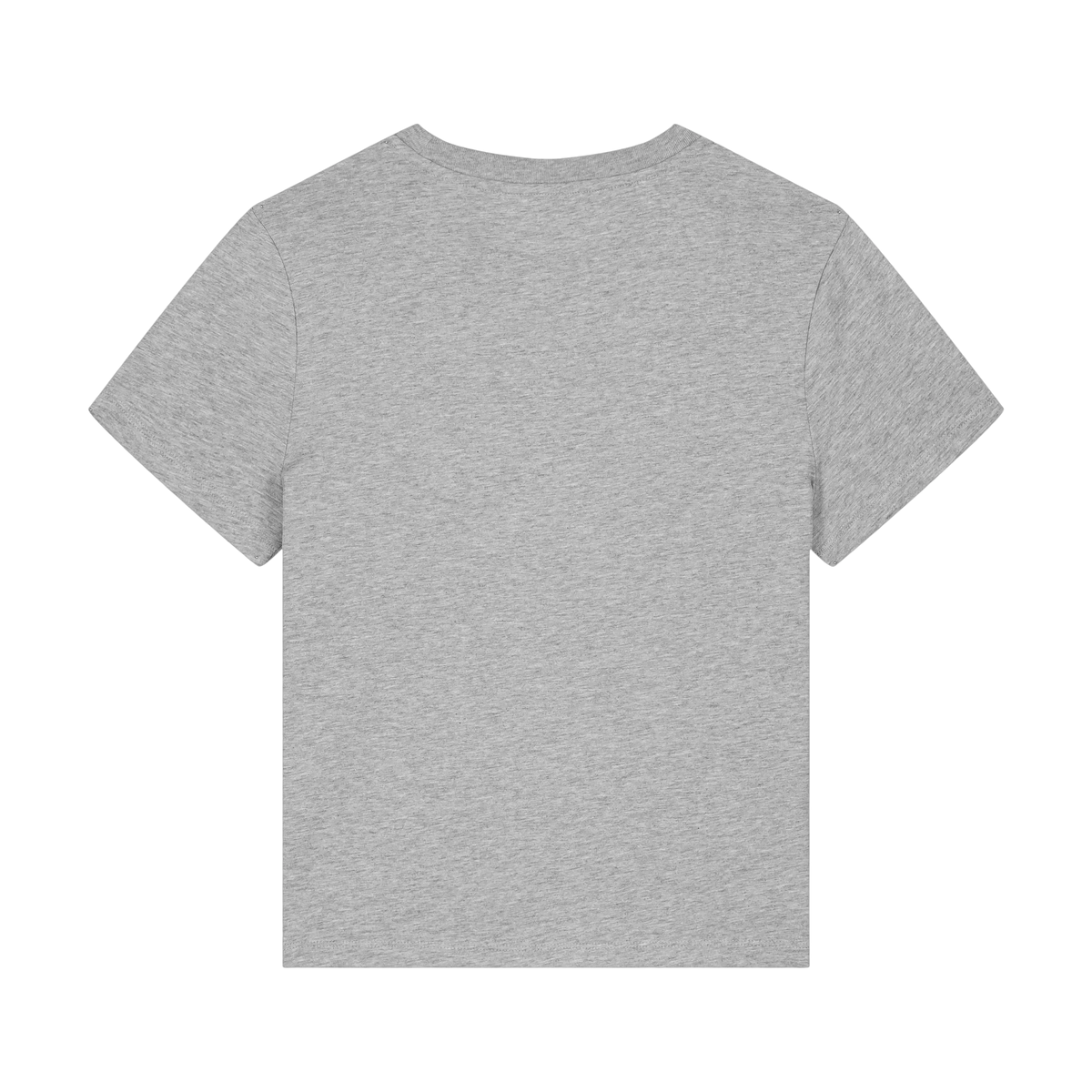 Stanley/Stella Muser Tee in Heather Grey — custom branded by Motive