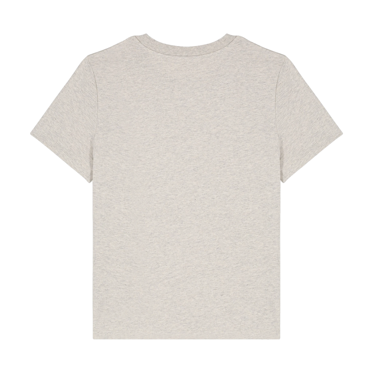 Stanley/Stella Muser Tee in Heather Haze — custom branded by Motive