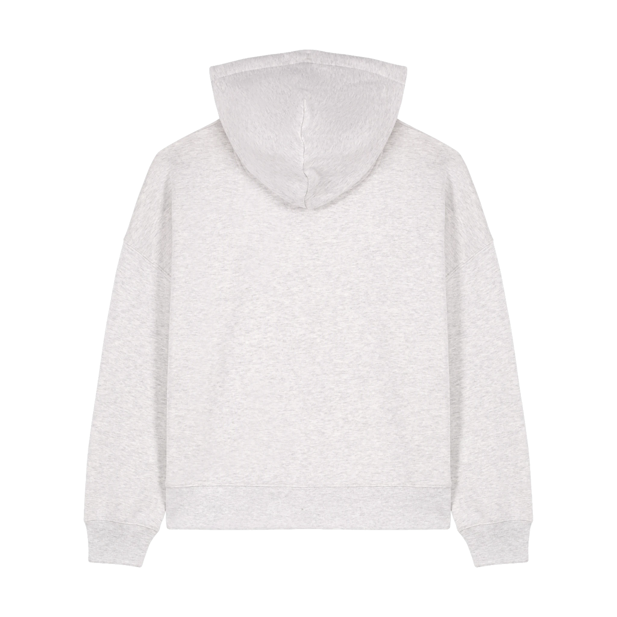 Stanley/Stella Nora Hoodie in Cool Heather Grey — custom branded by Motive
