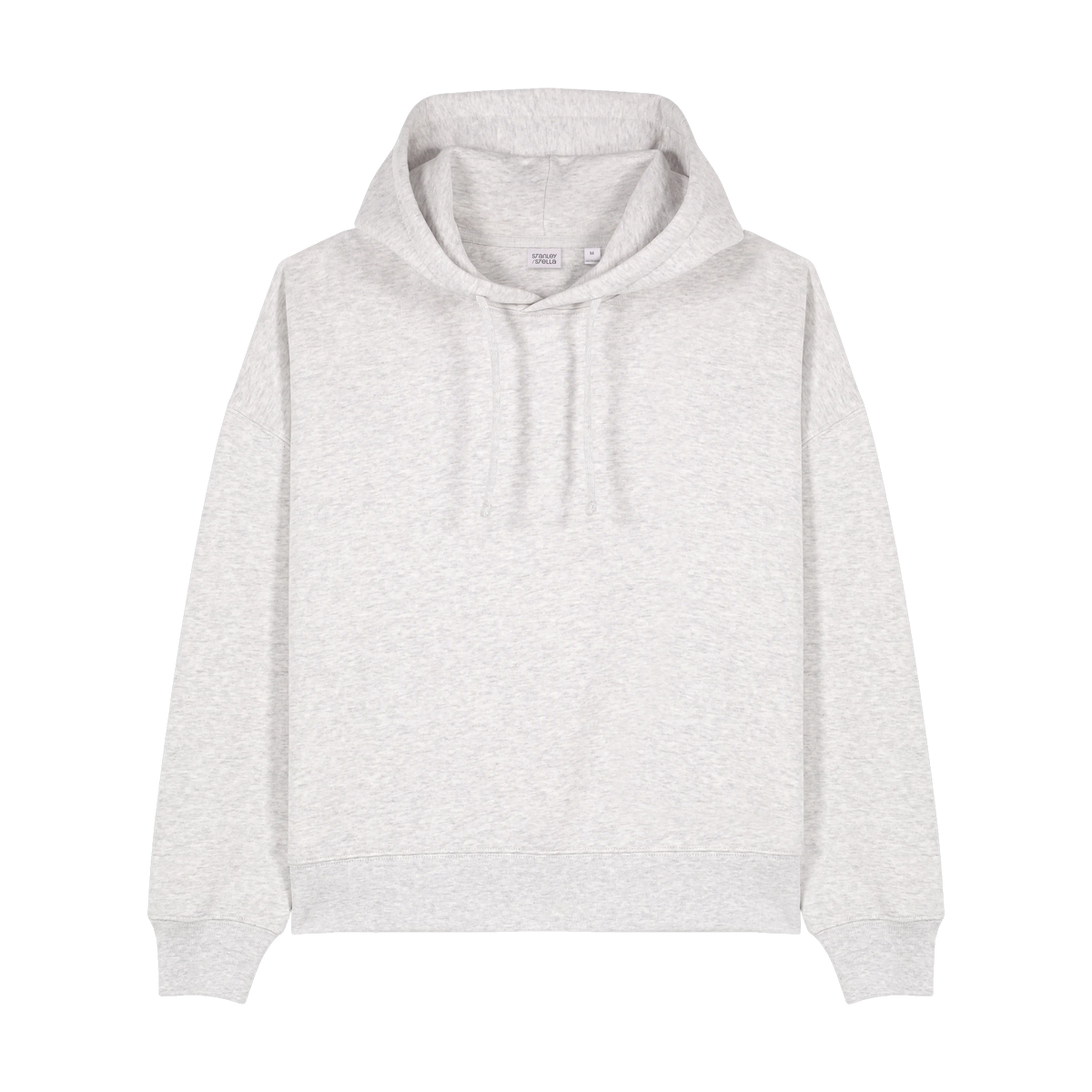 Stanley/Stella Nora Hoodie in Cool Heather Grey — custom branded by Motive