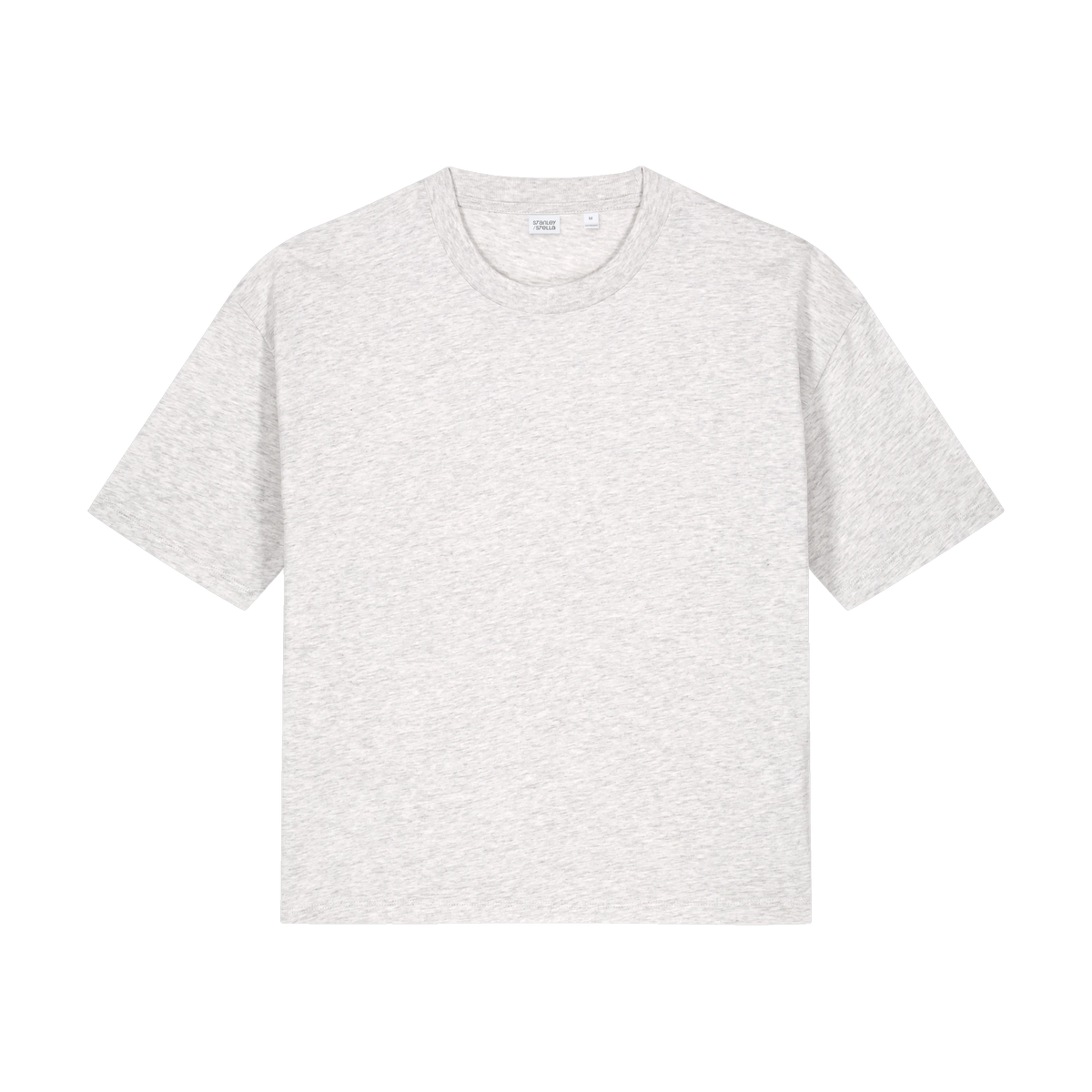 Stanley/Stella Nova Tee in Cool Heather Grey — custom branded by Motive