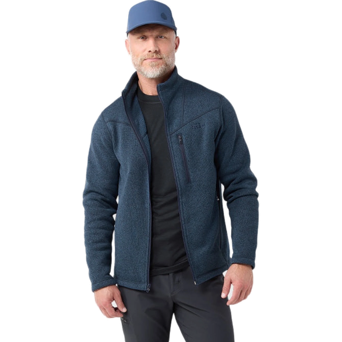 Stio Wilcox Fleece Jacket in Mountain Shadow Heather