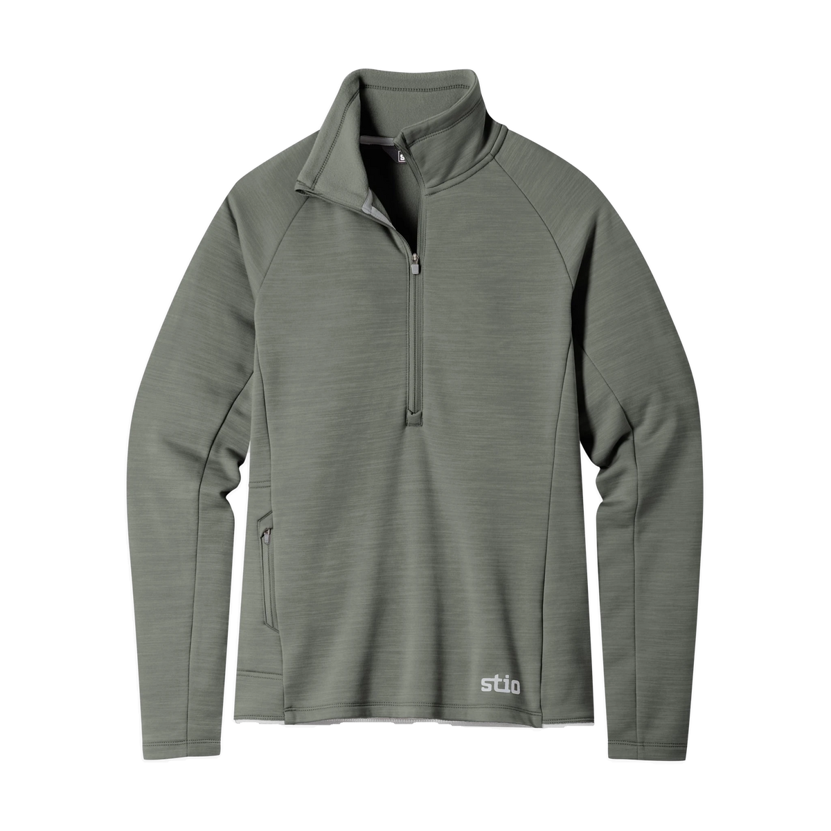 Stio Women's Glide Power Stretch Half-Zip in Alloy Heather