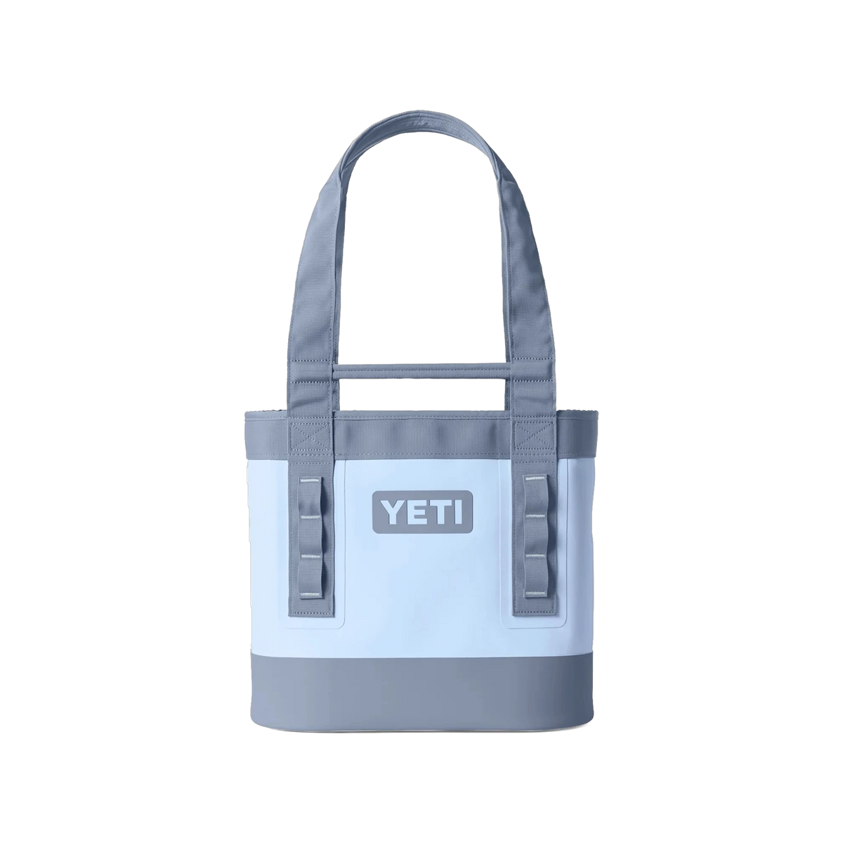 YETI Camino Carryall in Big Sky Blue — custom branded by Motive
