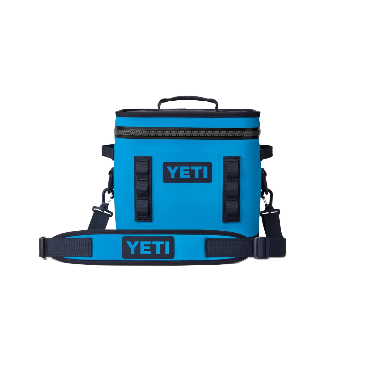 YETI Hopper Flip in Big Wave Blue — custom branded by Motive