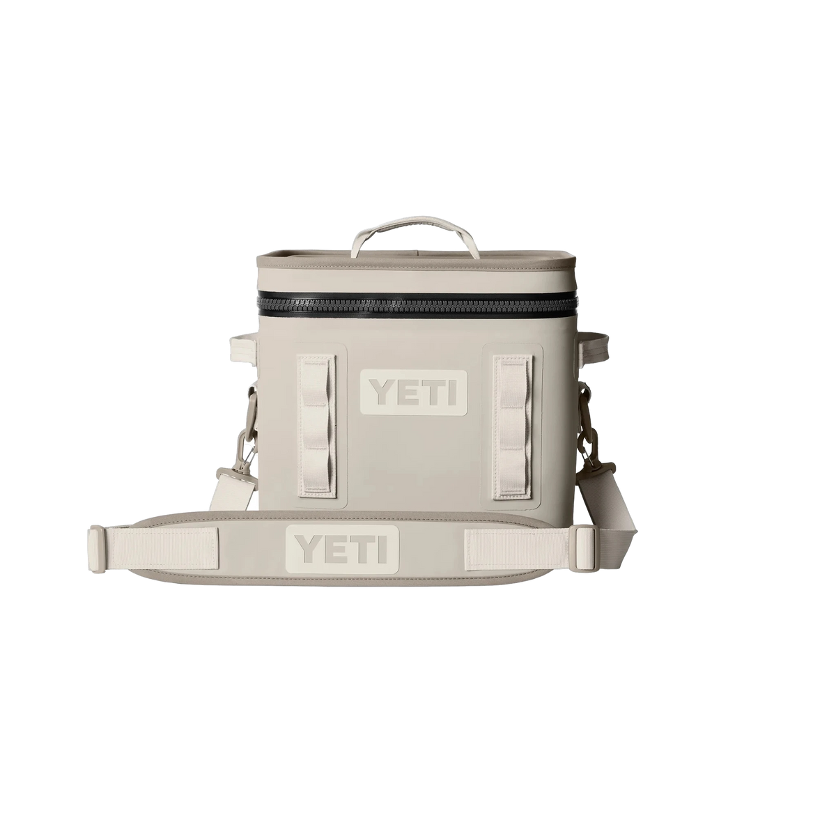 YETI Hopper Flip in Cape Taupe — custom branded by Motive