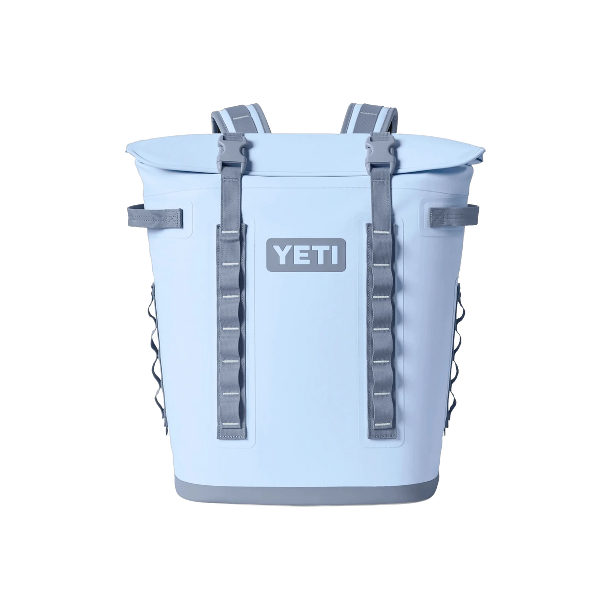 YETI Hopper M20 Backpack Soft Cooler in Big Sky Blue — custom branded by Motive
