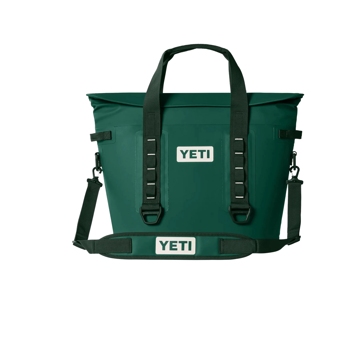 YETI Hopper M30 Tote Soft Cooler in Black Forest Green