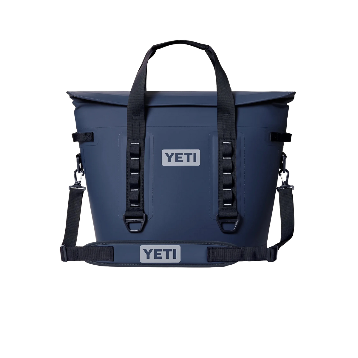 YETI Hopper M30 2.0 Soft Cooler in Classic Navy — custom branded by Motive