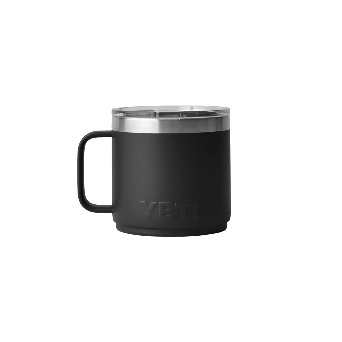 YETI Rambler Stackable Mug in Black — custom branded by Motive