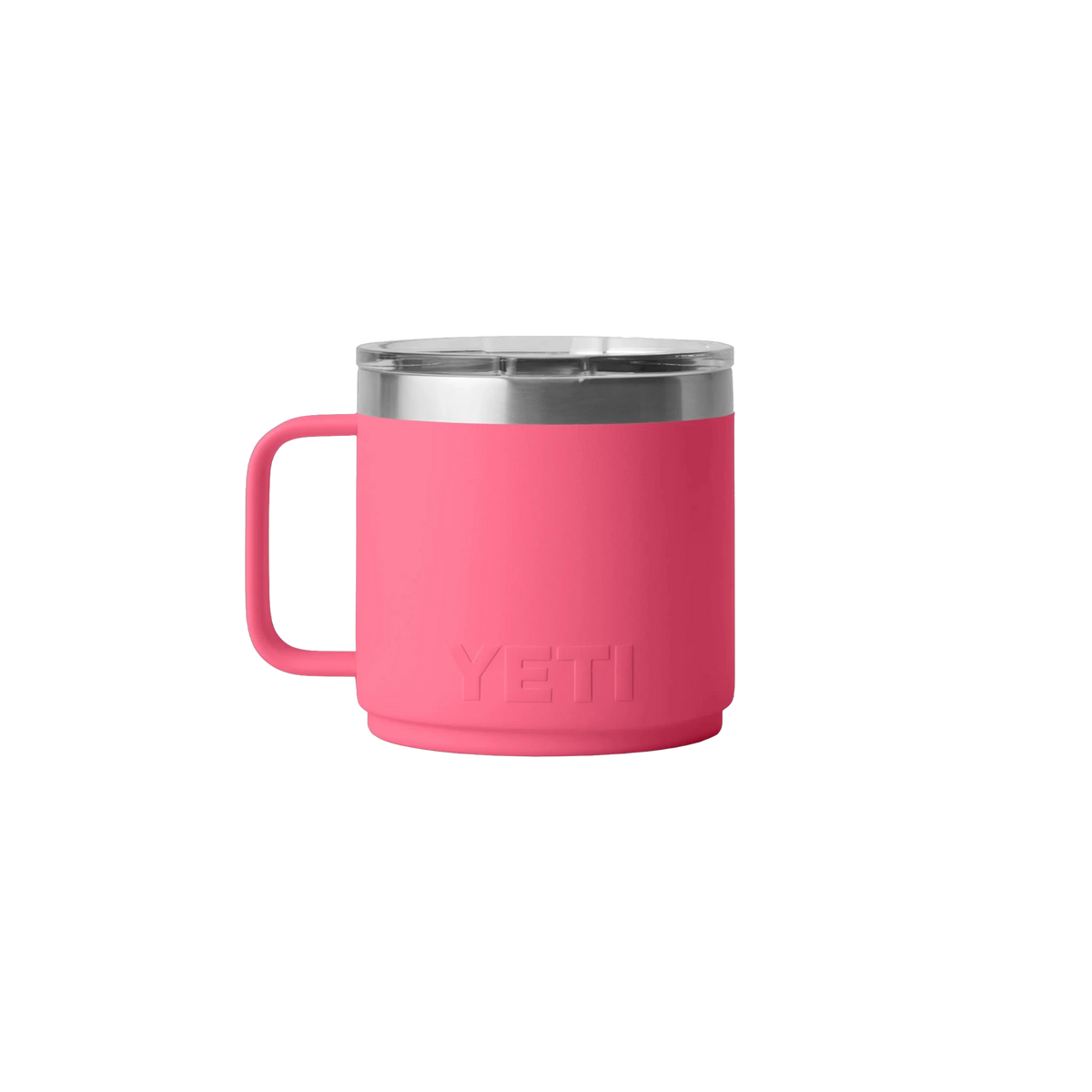 YETI Rambler Stackable Mug in Tropical Pink — custom branded by Motive