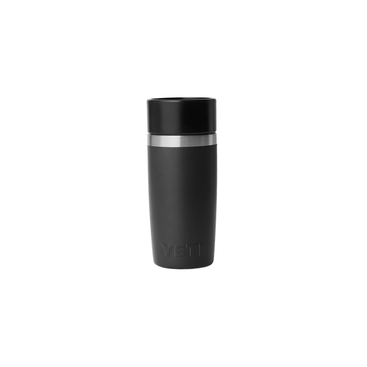 YETI Rambler 12oz Travel Bottle in Black — custom branded by Motive