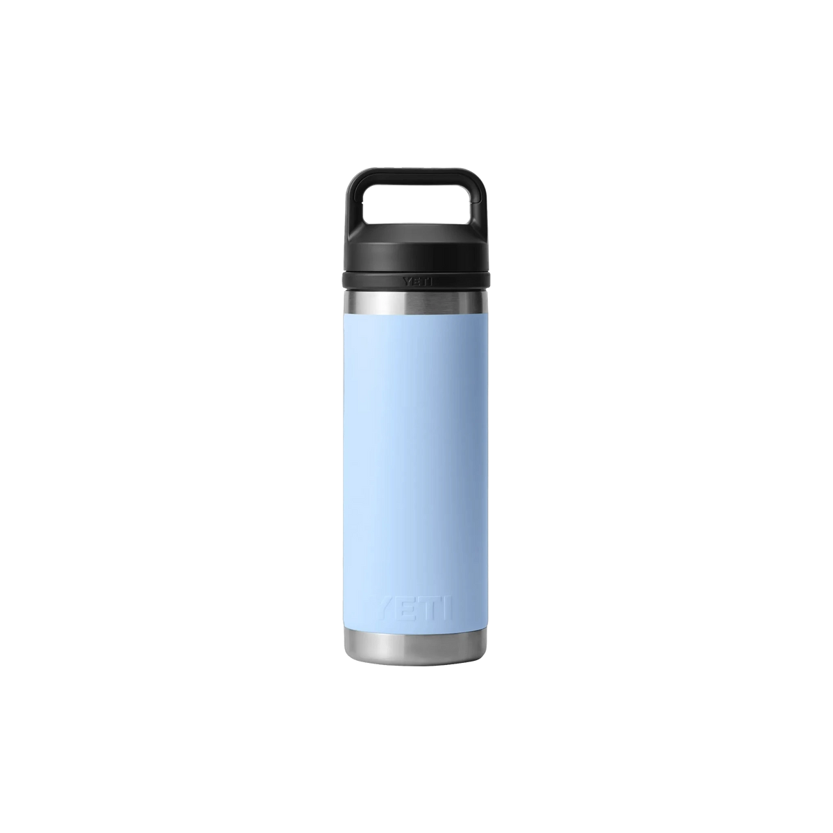 YETI Rambler 18oz Bottle in Big Sky Blue — custom branded by Motive