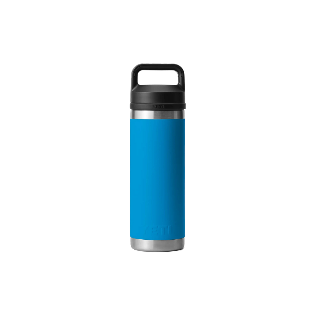 YETI Rambler 18oz Bottle in Big Wave Blue — custom branded by Motive