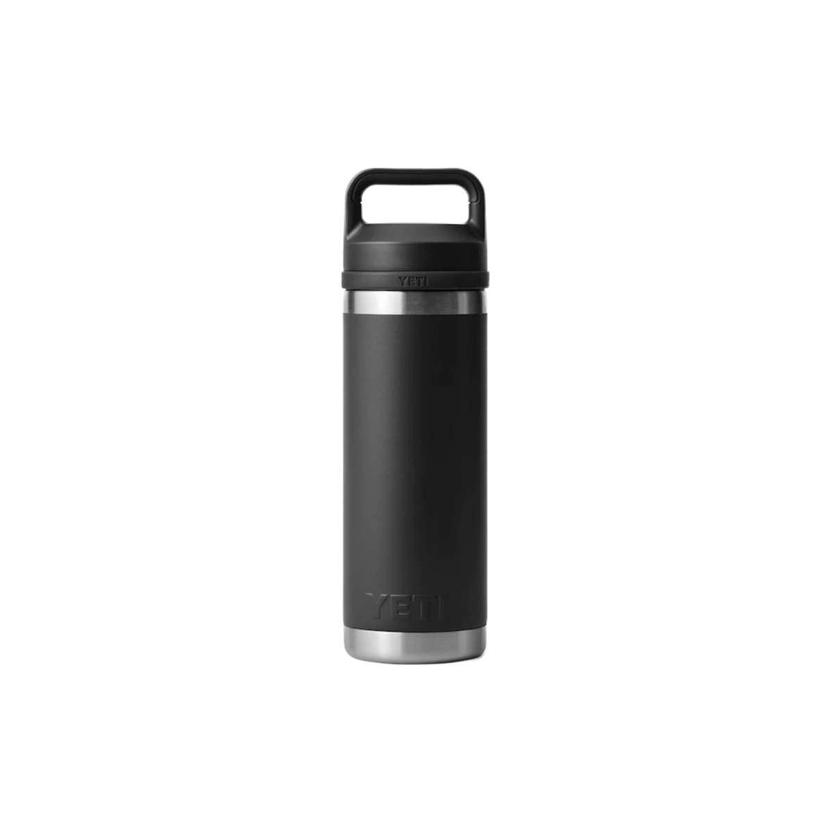 YETI Rambler 18oz Bottle in Black — custom branded by Motive