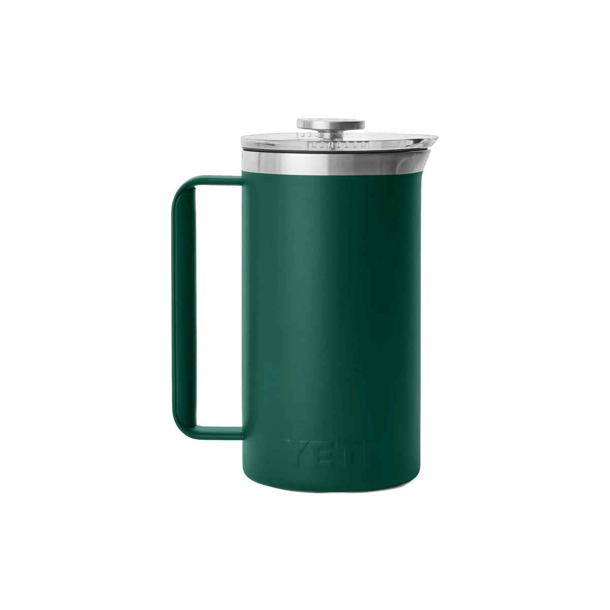 YETI Rambler French Press in Black Forest Green — custom branded by Motive