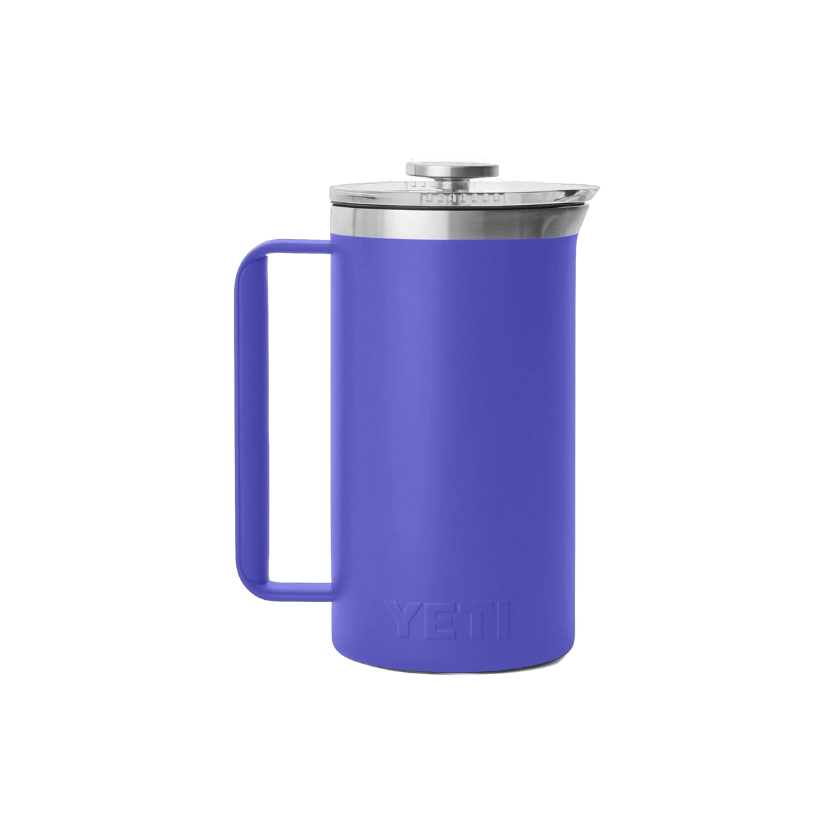 YETI Rambler French Press in Ultramarine Violet — custom branded by Motive