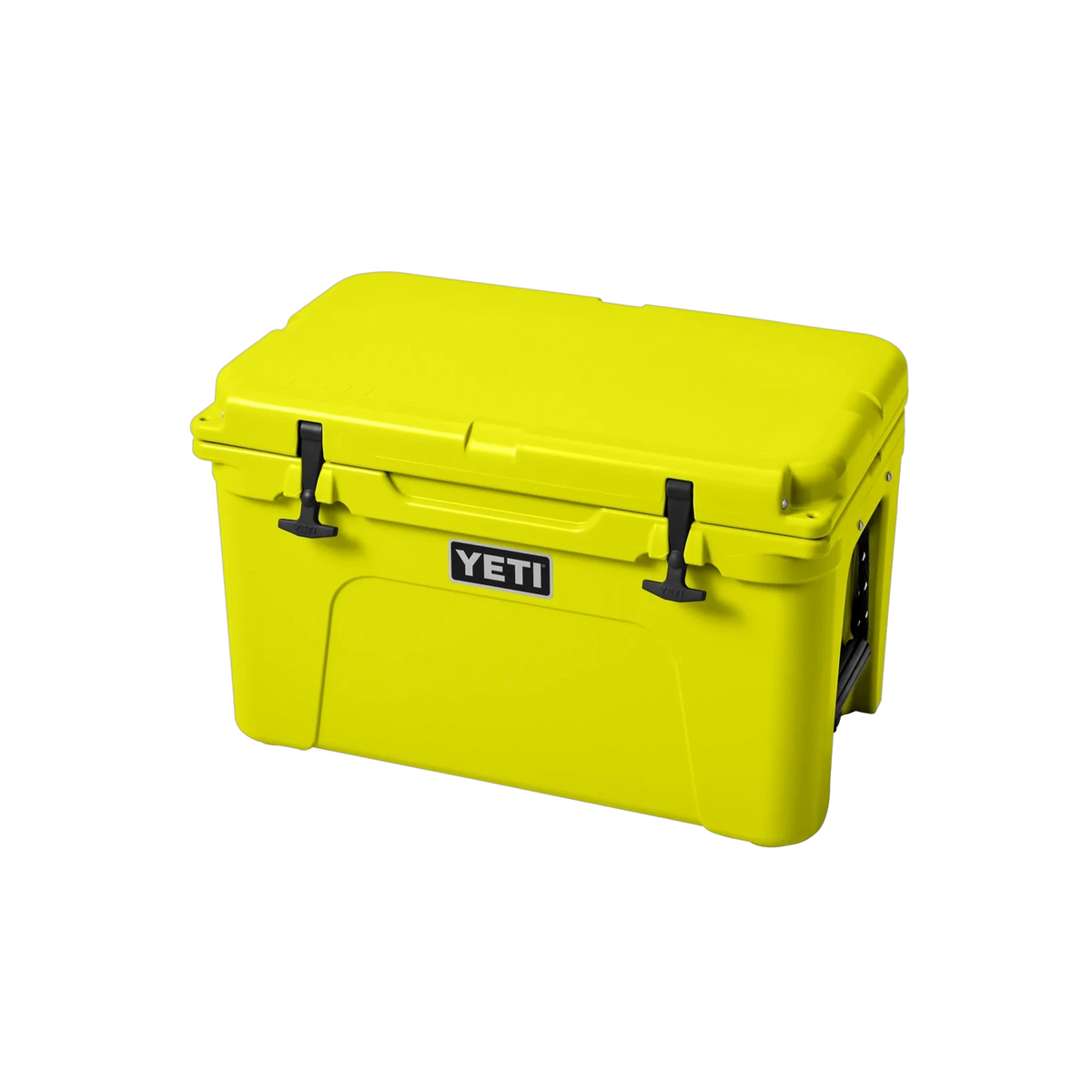 YETI Tundra 45 Hard Cooler in Firefly Yellow — custom branded by Motive