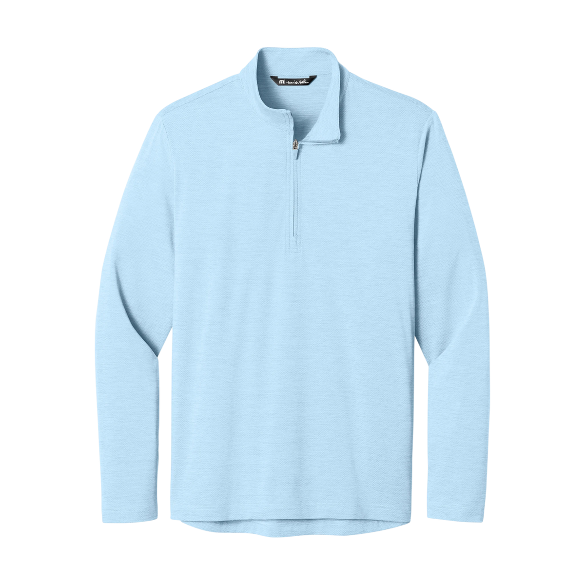 TravisMathew Onward 1/4-Zip in Airy Blue Heather