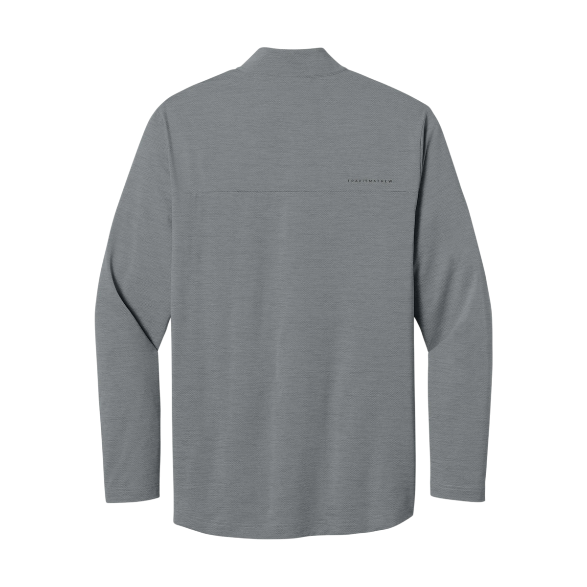 TravisMathew Onward 1/4-Zip in Quiet Shade Grey Heather