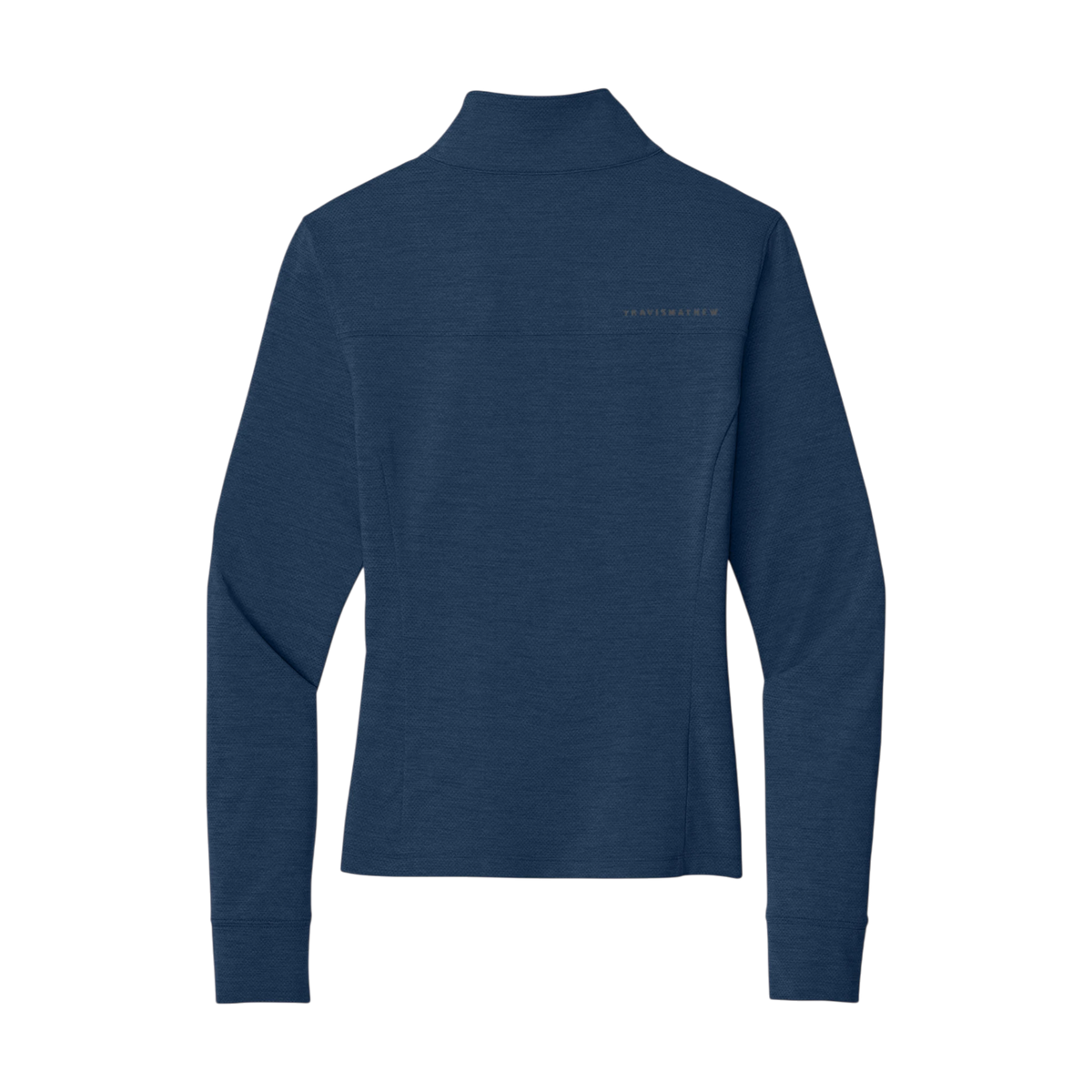 TravisMathew Women's Onward 1/2-Zip in Navy Heather