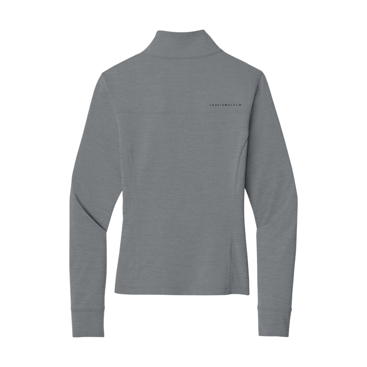 TravisMathew Women's Onward 1/2-Zip in Quiet Shade Grey Heather