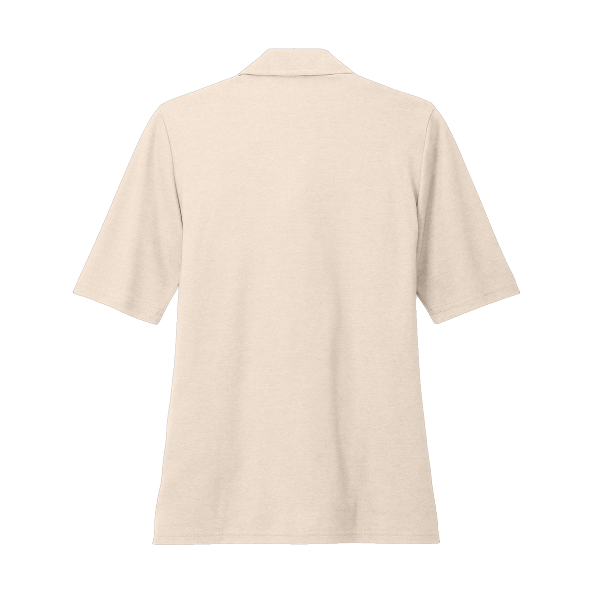 TravisMathew Women's Sunsetters Polo in Natural Heather — custom branded by Motive