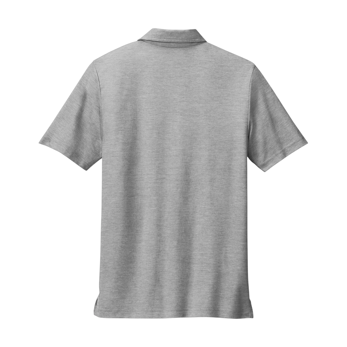 TravisMathew Oceanside Heather Polo in Quiet Shade Grey Heather — custom branded by Motive
