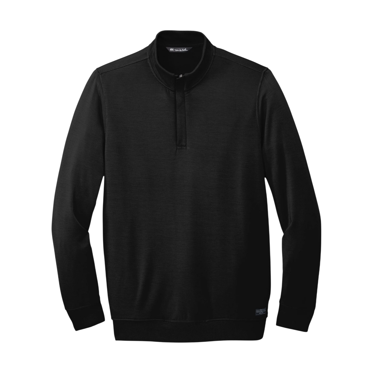 TravisMathew Newport 1/4-Zip Fleece in Black
