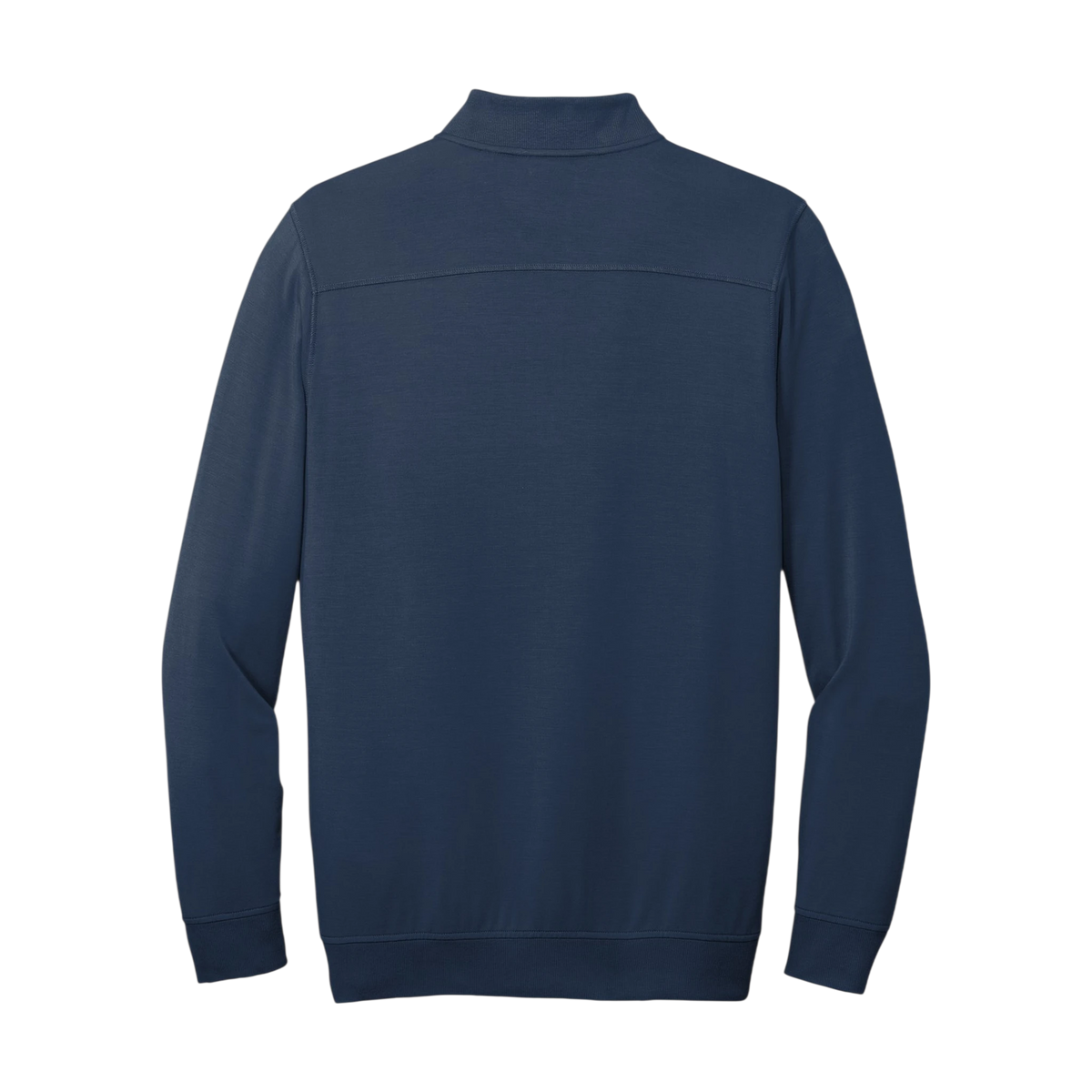 TravisMathew Newport 1/4-Zip Fleece in Blue Nights — custom branded by Motive